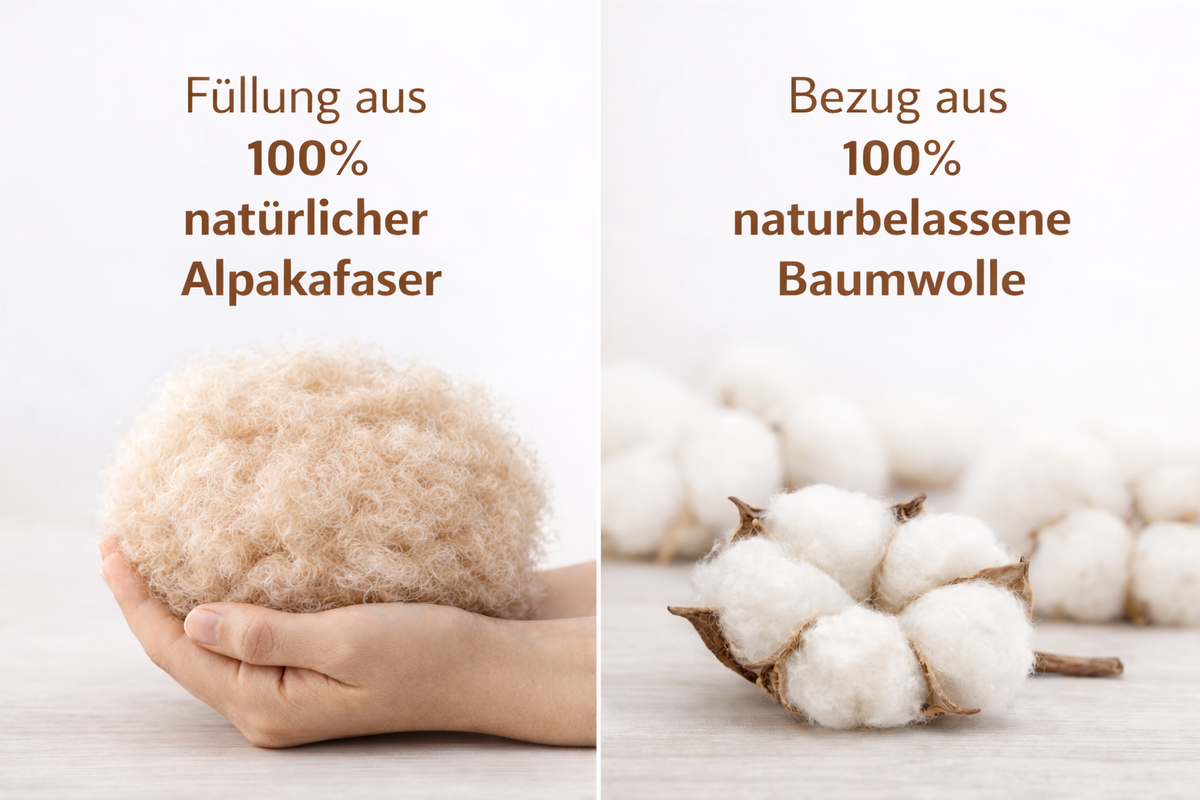 Alpakadecke reinigen lassen – Naturfaser schonend gewaschen bei Betten Luck
